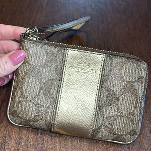 COACH Monogram Wristlet/Wallet
